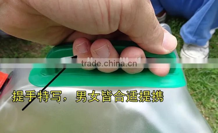 outdoor camping hiking transparent water storage carrier