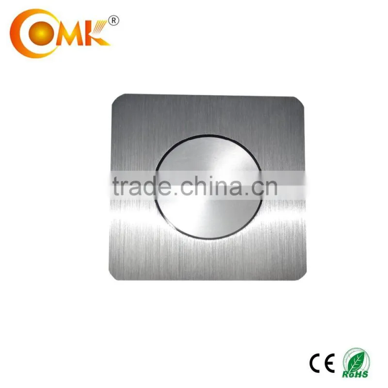1w mini recessed black wall lamp in hotel