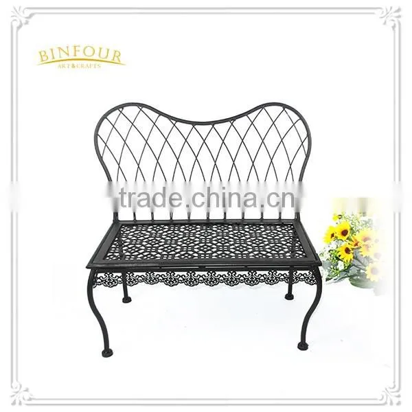 classic outdoor furniture metal double rocking chair