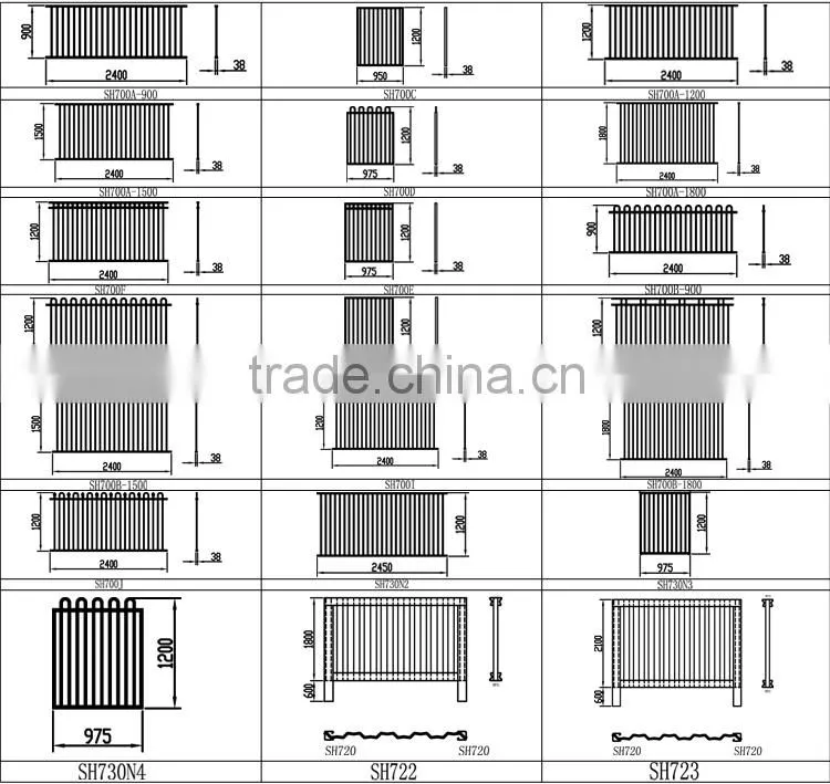 Trade Assurance Aluminium Railing Components