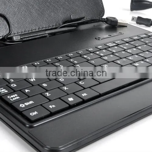 Micro USB Keyboard 9.7inch Leather Stand Case Cover for 9.7 tablet-Black Cyclone