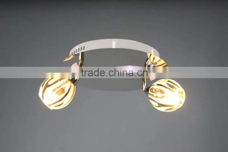 residential decoration crystal glass ceiling chandelier&pendant lamp with SMD LED