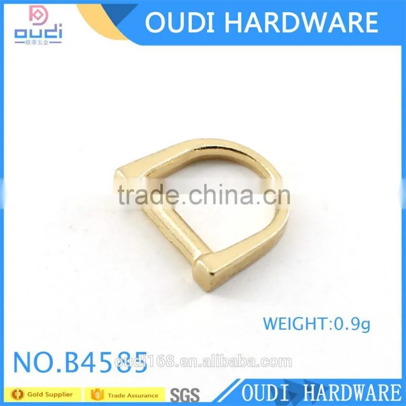 D ring shoe accessories metal buckle for lady boots decoration shoe buckle