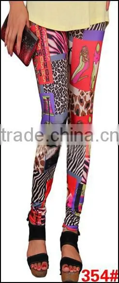USA Trendy Square Rhombus Tartan Digital Print Leggings