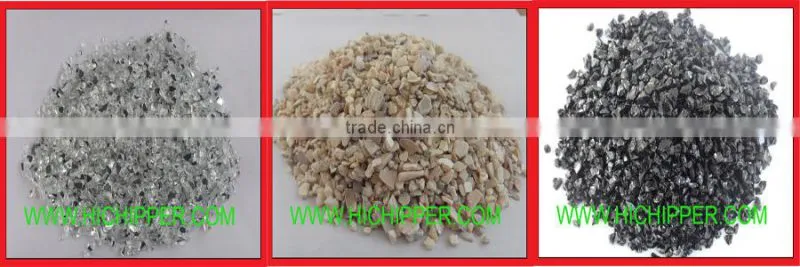 Colored decorative garden polished glass pebbles