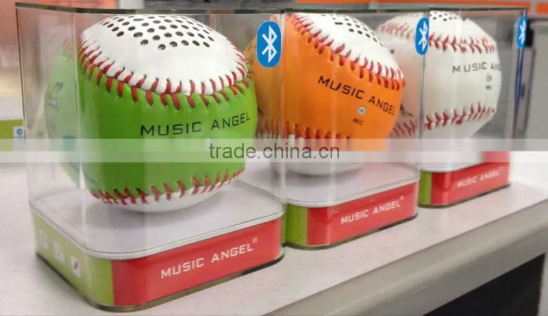 new gadget baseball bluetooth speaker promotional gift bluetooth speaker small ball speaker