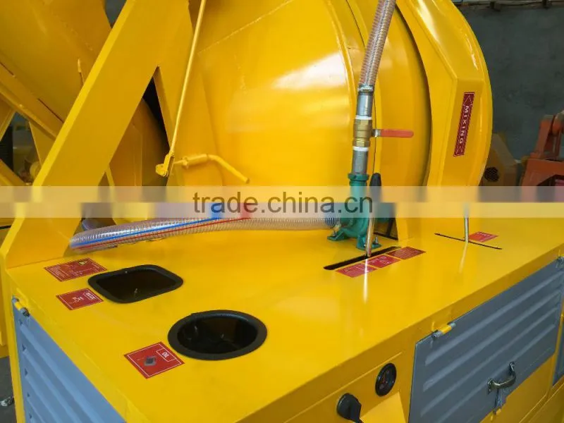 2016 TOBEMAC JZF350 Self loading Concrete Mixer with hydraulic hopper