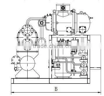 Middle Temperature Screw Compressor Racks(With Hanbell Screw Compressor)