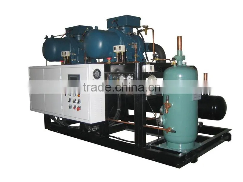 JZHLGF Industrial Cooling Pump Unit Air Cooled Condensing Unit in cold room,Top Quality Water(Air)Cooled Compressor Racks