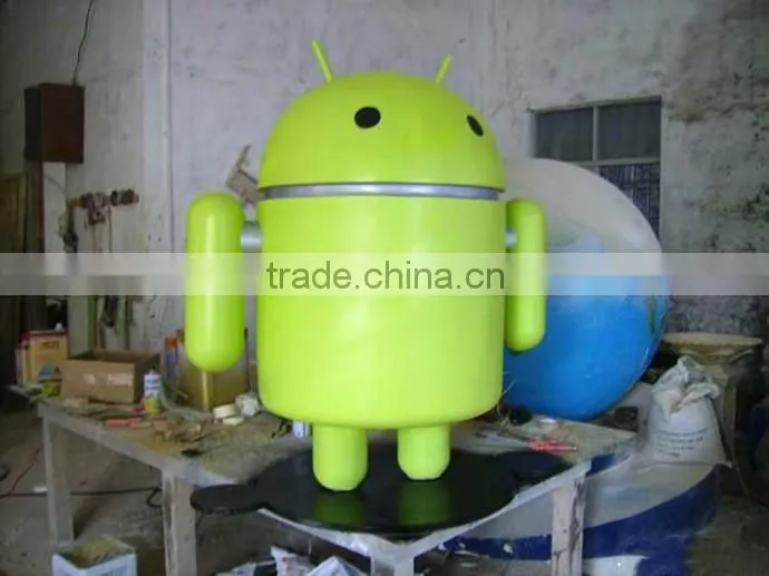 The little android character fiberglass sculpture