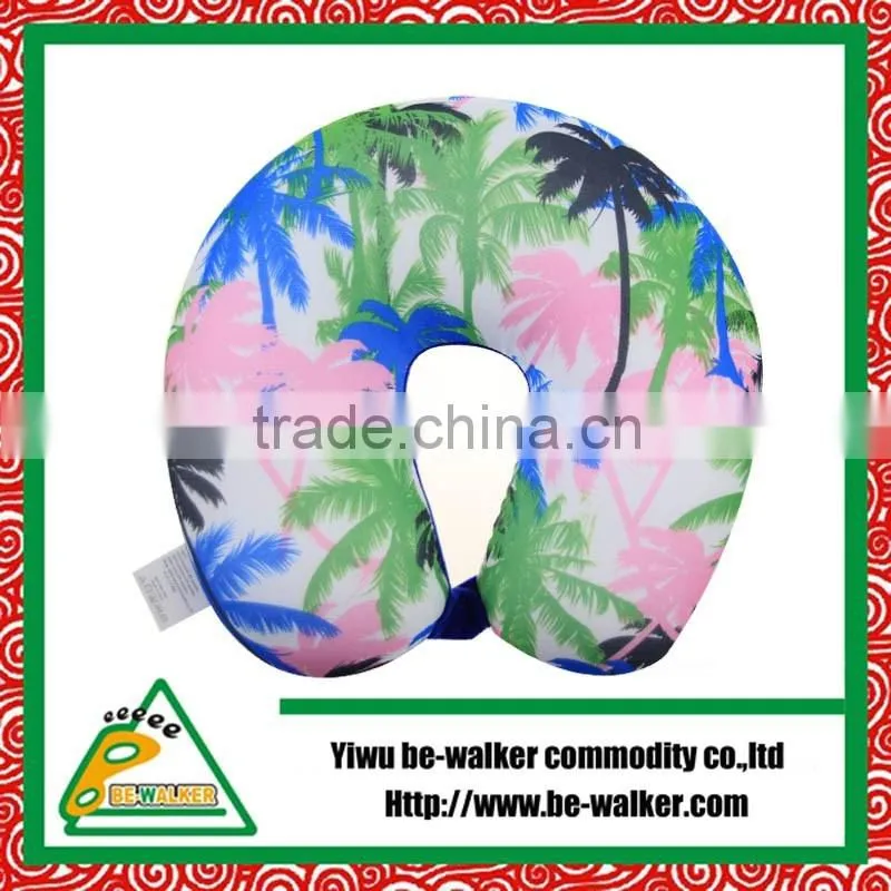 Solid Color Neck Rest Support Coussins Stuffed PP Cotton