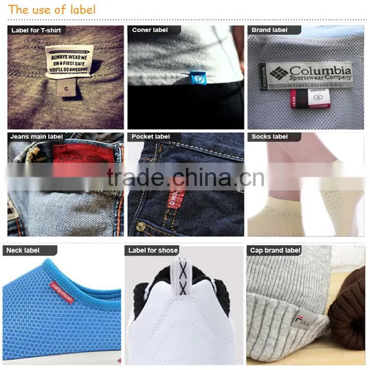 Fashionable t-shirt printed labels for clothing heat transfer