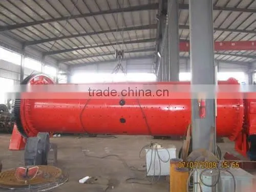 China Cement plant with a tube mill