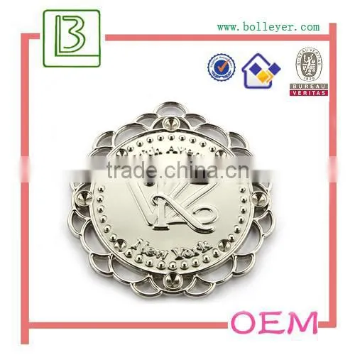 3d metal letter embossed logo
