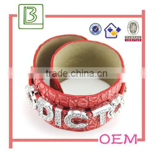 Deep Brown Real Leather Bracelet