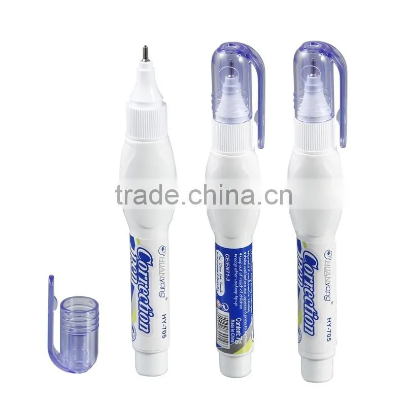 Environment-friendly and quick dry Correction fluid(HY-705)Correction pen white