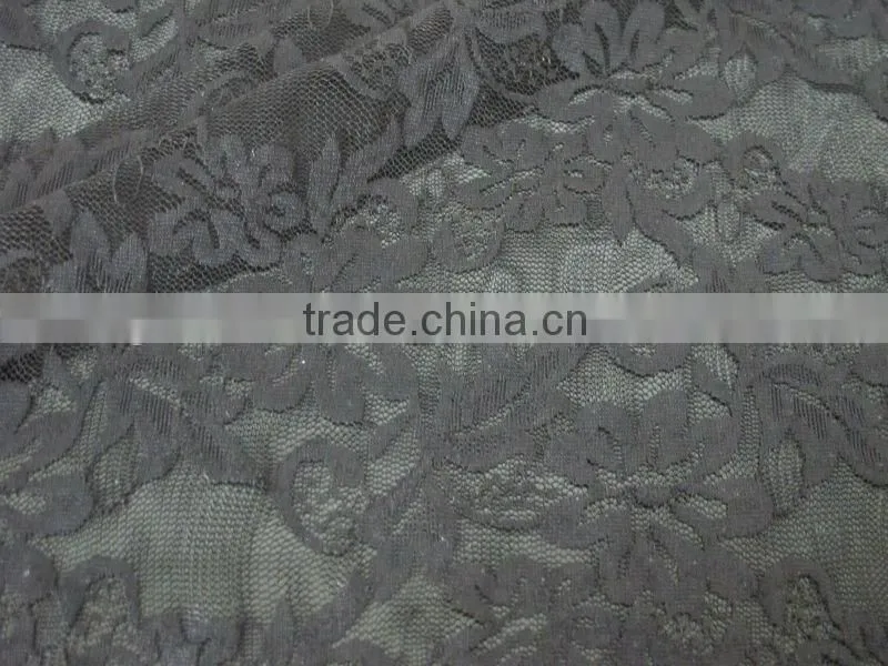 nylon lace fabric For Garment Nylon Embroidery voile lace-APN3974