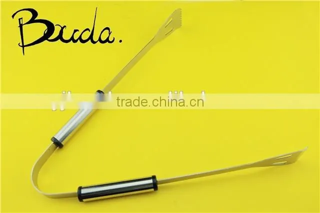 13" good quality stainless steel BBQ tong/ food tong/grill tong BD-B9333