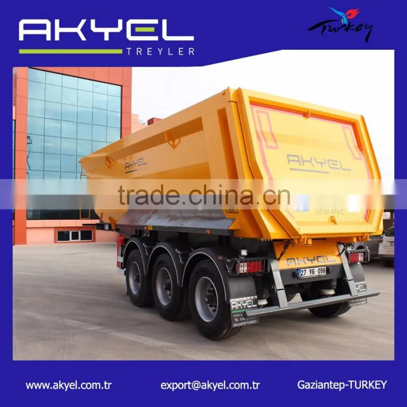 3 axle 40-50 Ton Hardox Tipper Semi Trailer