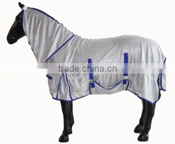Gray Breathable Summer Horse Blanket