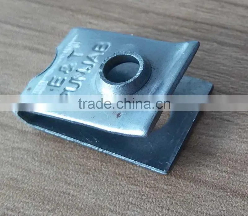 China fastener auto clips card buckle steel metal card buckle