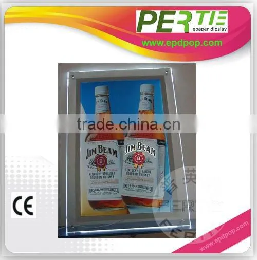 unipole billboard advertising player advertising display stand -pop standee or billboard aluminum poster frame