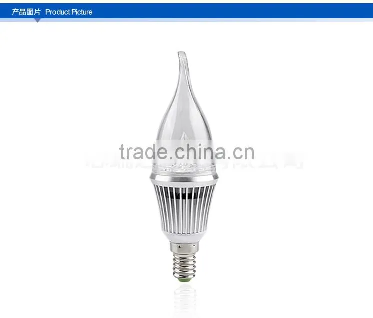 2014 best selling products led candle bulb 3w led candle bulb e14 led candle bulbs 3w 5w