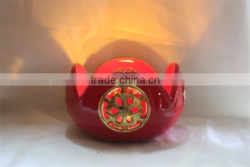 christmas deer tealight holder