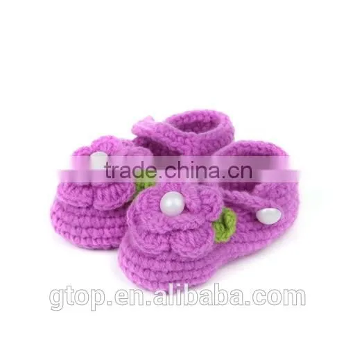 Wholesale Baby Handmade Crochet Shoes Supplier for 1-10 months old S-0033