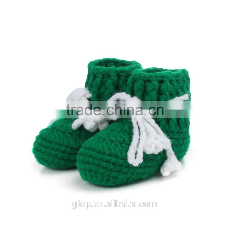 Fashion shoe China wholesale crochet knitting crochet baby shoes S-12