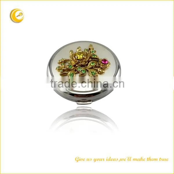 magnification mirror decorative handbag compact mirror
