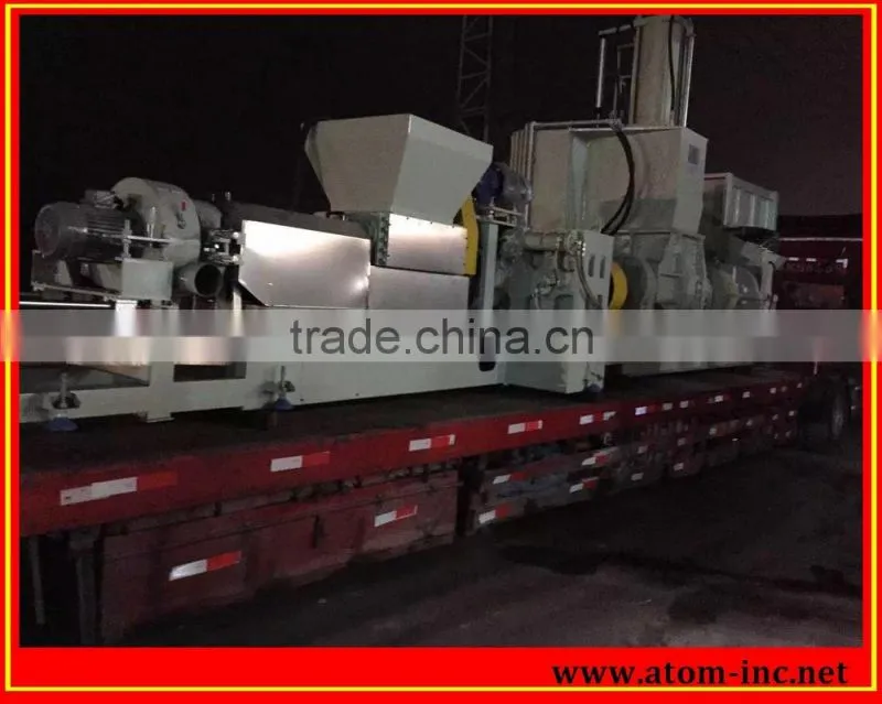 Rubber/PVC/EVA Double-shaft High-speed Air Cooling Type Granulator Prodution Line