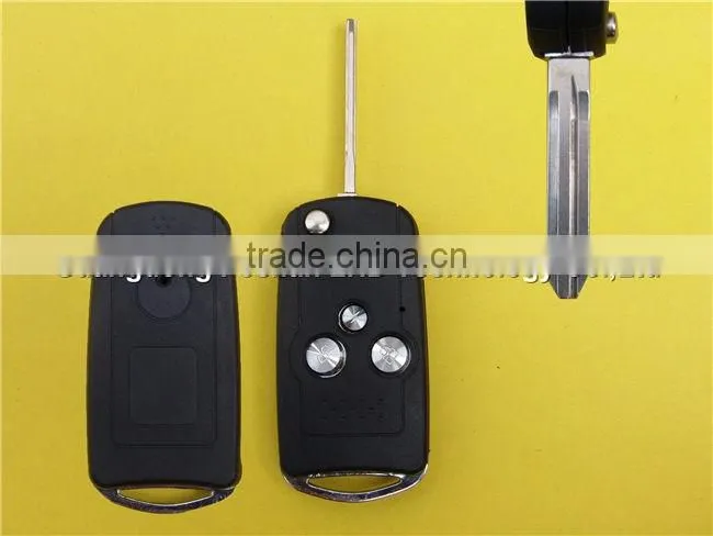 3 buttons flip key remote key case cover for Toyota Land Cruiser Camry car key shell