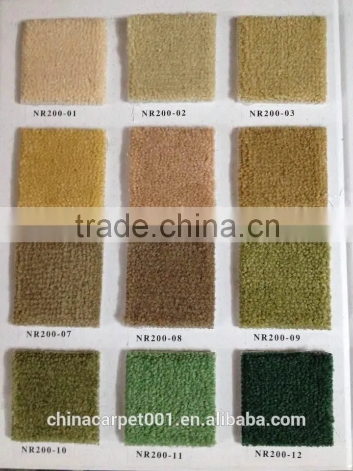 Golden Yellow Nylon Carpet with Cut Pile (N200-N900)