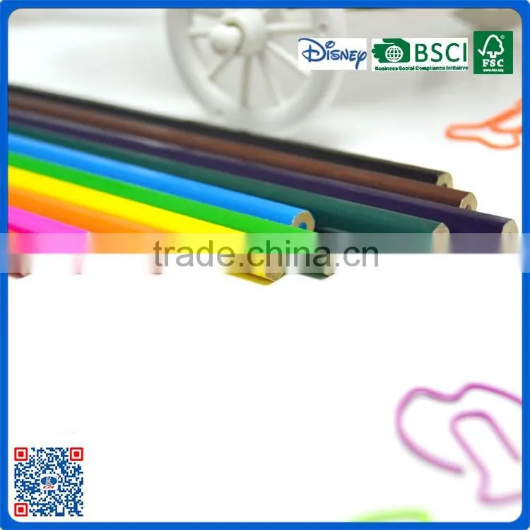 7" paint barrel pencil with various color