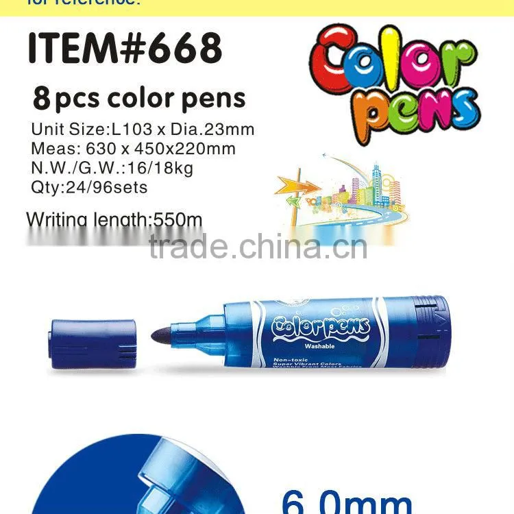 Big water color pen school items #668