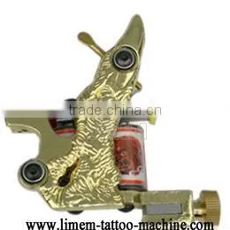 2013 professional handmade tattoo machine golden color