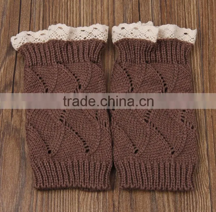Free shipping baby heated leg warmer infant crochet knitted top leg warmer