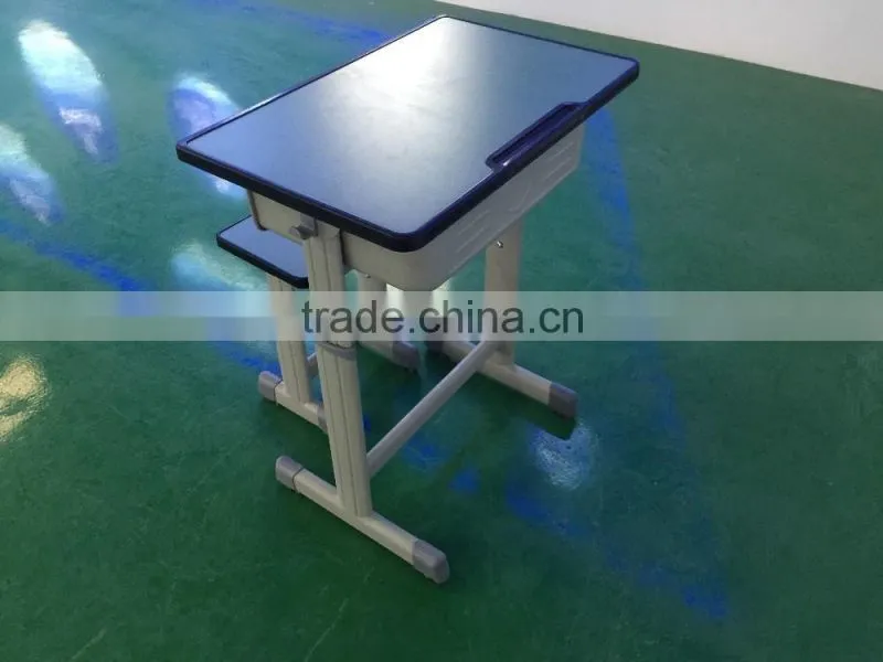 adjustable school desk and chair cheap modern school furniture HXZY054