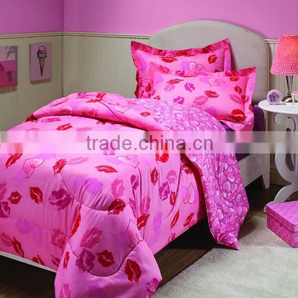 75gsm adults comforter set with flowers