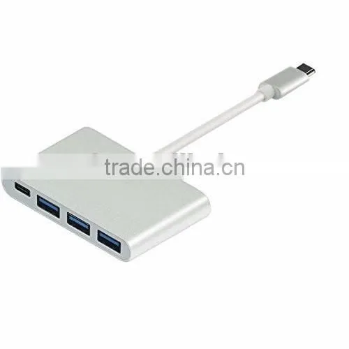 Type C USB 3.1 USB C Multiple 3 Ports 3.0 Hub with PD Power Charge