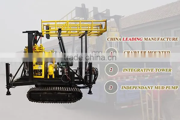 XY-200C Crawler Mounted Mining Blast Hole Drilling Rig for Sale