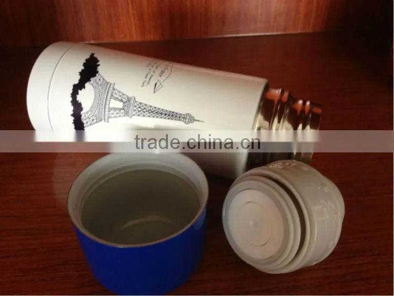 Fashionable design stainless steel vacuum bullet type flask