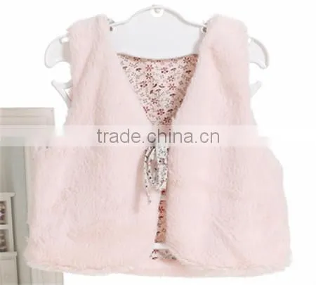children's fur vests, baby cute vest comfortable vest