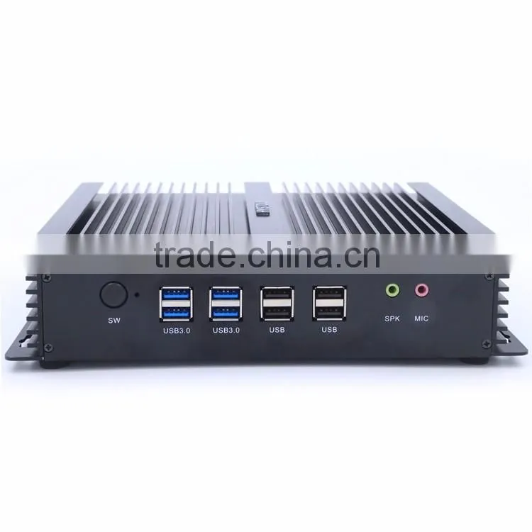 Intel i7 4500u 4510u barebone used fanless industrial mini pc 6RS232 dual nic dual hdmi Windows10