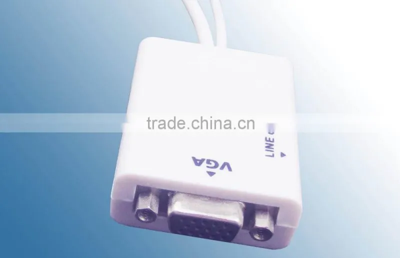 Micro USB 5 pin MHL adaptador VGA + audio for Samsung Galaxy S2 note smart phone