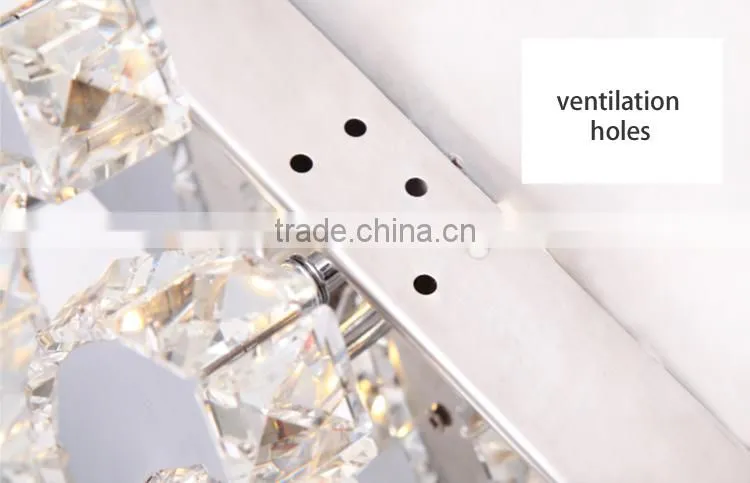 Wifi Design 220V LED Wall Lights K9 Crystal Decorative Wall Lamp