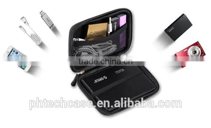 Portable Hard Disk Shockproof Zipper 2.5" HDD Hardcase Case Cover