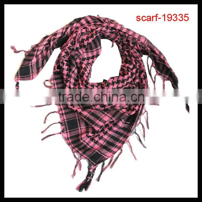 fashion office lady triangle&square plaid printed scarf wholesale