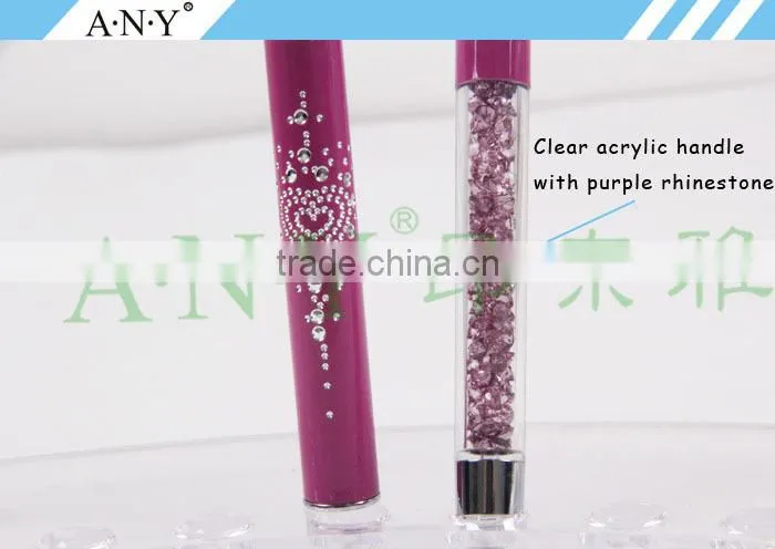 ANY UV Gel Nails Building One Stroke Painting Synthetic Gel Brush for Nail Art